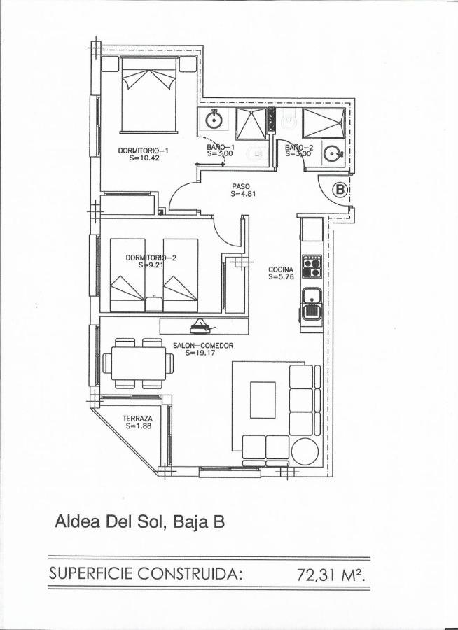 Apartmán Baja B Beauty, Lo Pagan Murcía Exteriér fotografie
